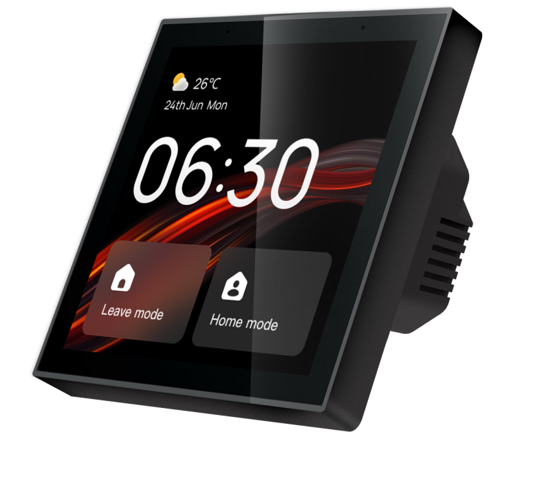 4" touch smart voice control panel with built-in Alexa (WiFi+Zigbee +BLE)
